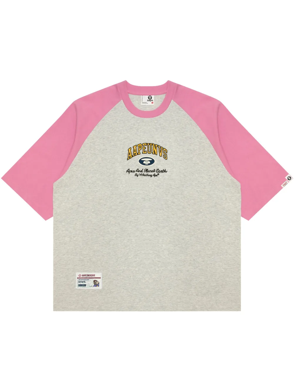 AAPE BY *A BATHING APE® cotton t-shirt – Grey