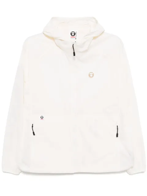 AAPE BY *A BATHING APE® chamarra rompevientos con logo Moonface