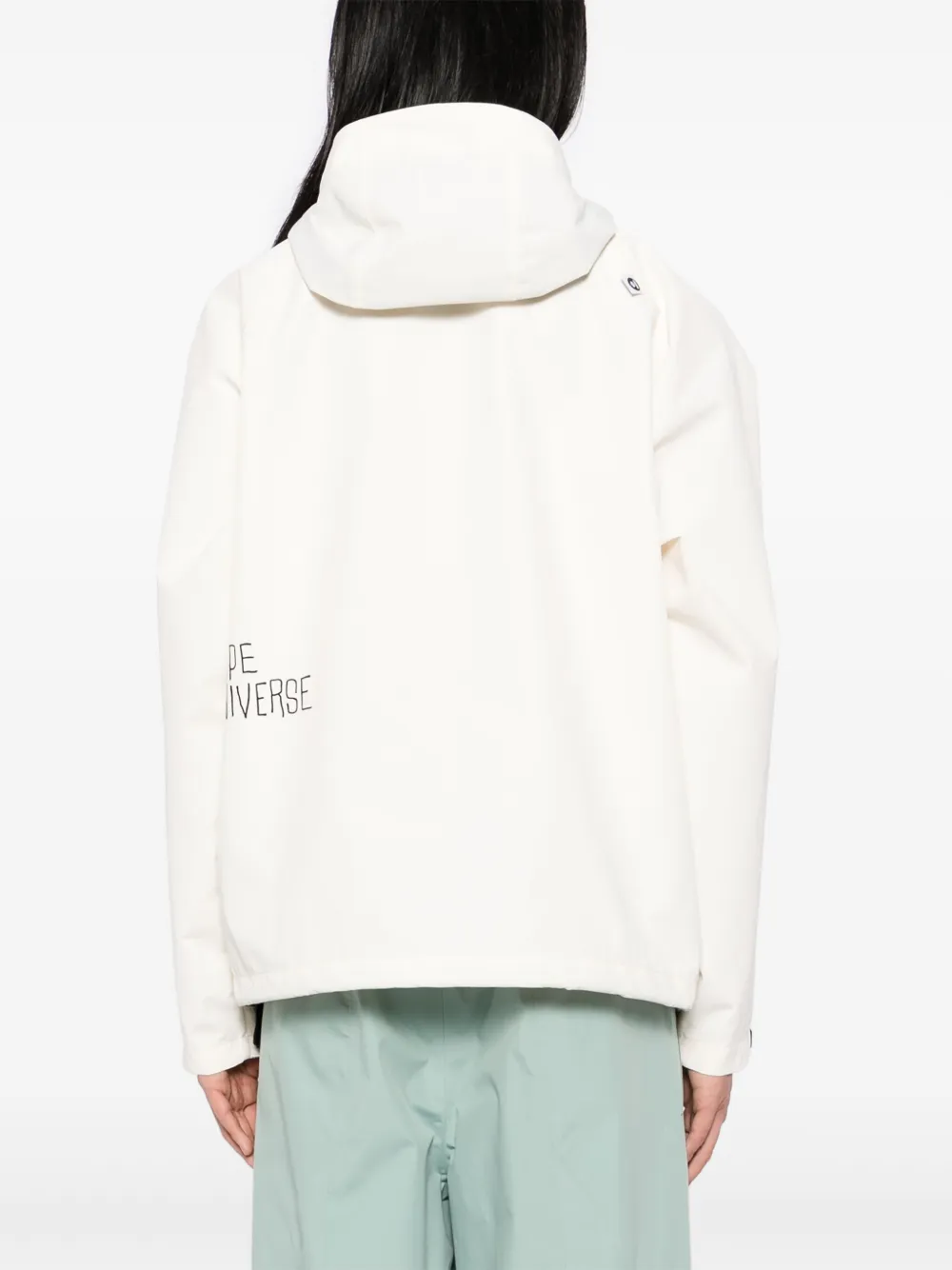 AAPE BY *A BATHING APE Jack met logopatch Wit