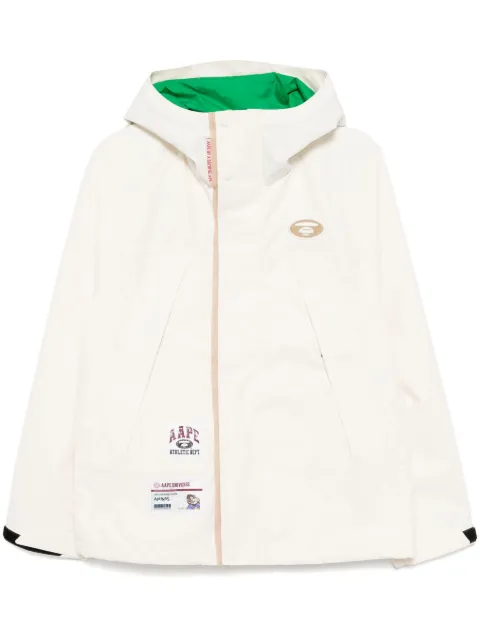 AAPE BY *A BATHING APE® logo-patch jacket