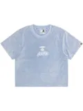 AAPE BY *A BATHING APE® logo-embellished T-shirt - Blue