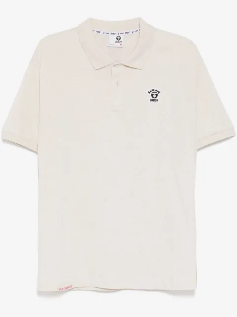 AAPE BY *A BATHING APE® playera tipo polo Moonface