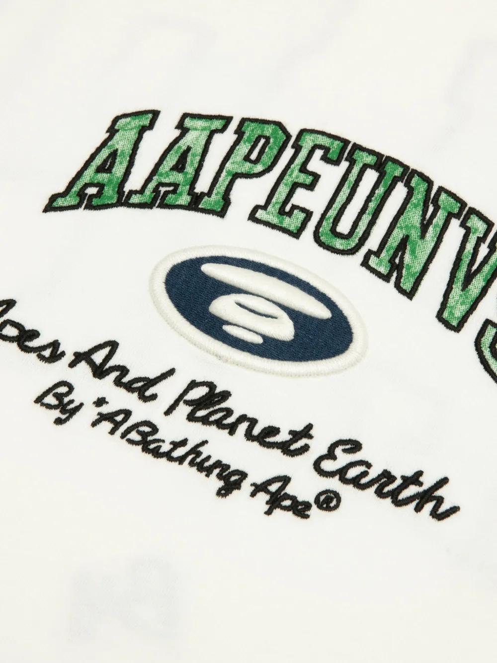 AAPE BY *A BATHING APE Katoenen T-shirt Wit