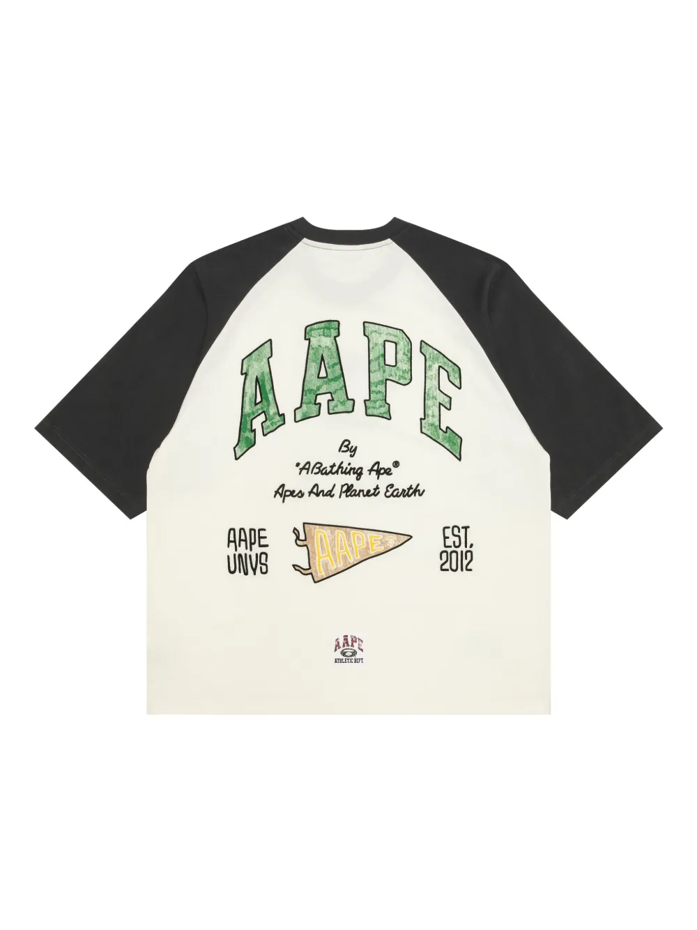 AAPE BY *A BATHING APE Katoenen T-shirt - Wit