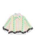 MSGM Kids logo-print shirt - White