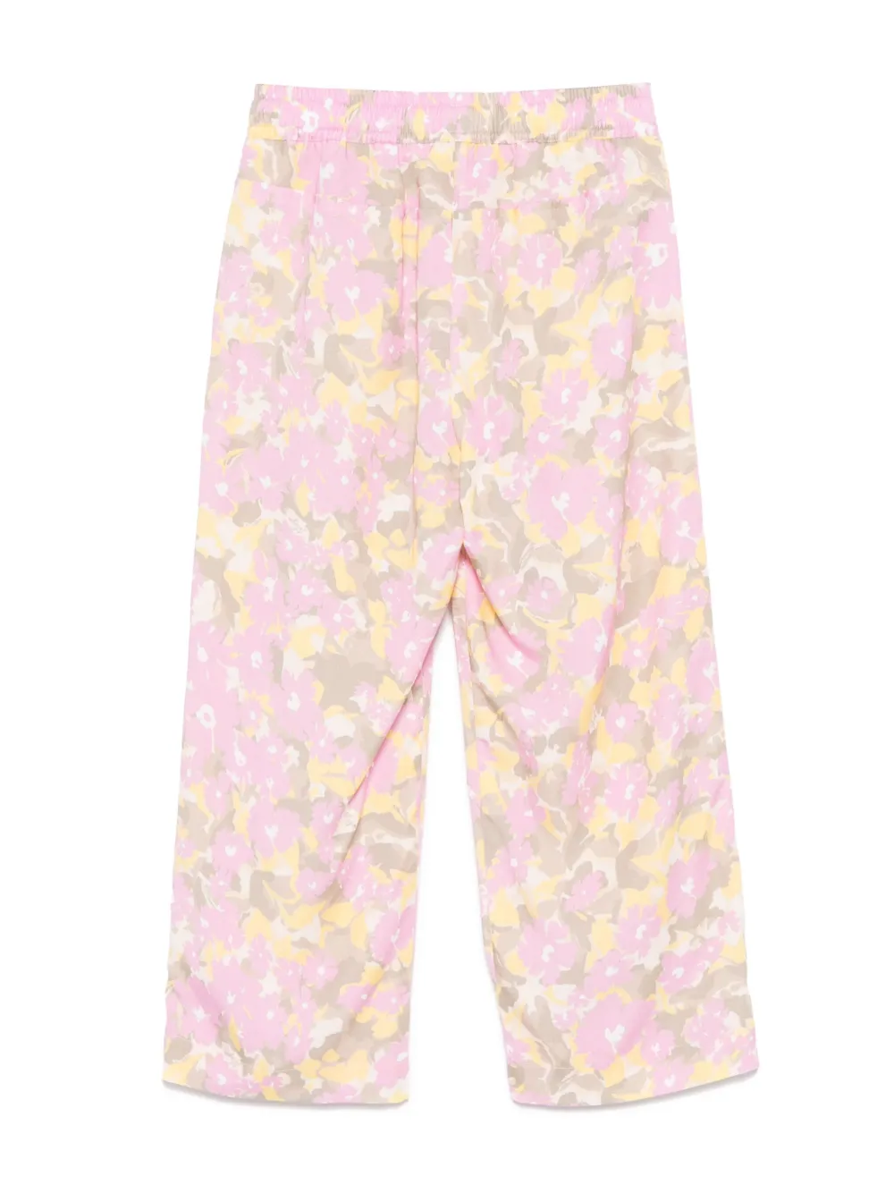 MSGM Kids Broek met bloemenprint - Roze