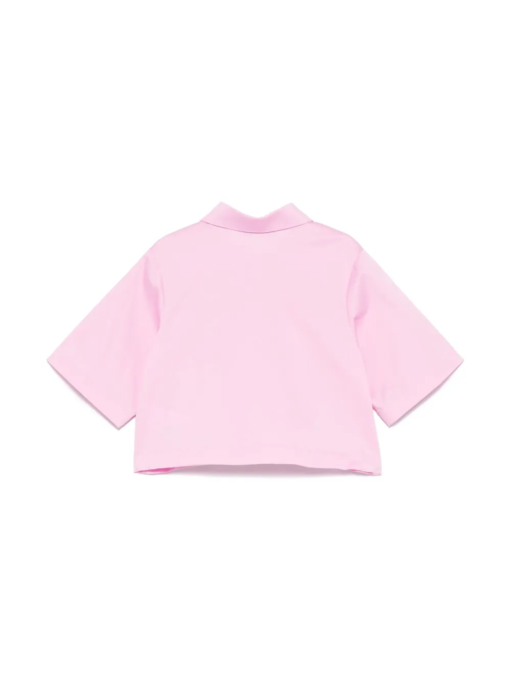 MSGM Kids Shirt met geborduurd logo - Roze