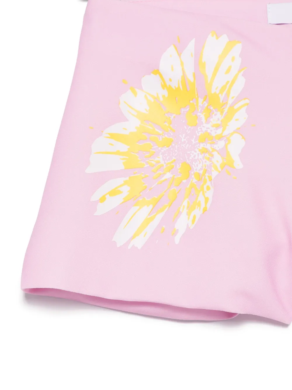 MSGM Kids Shorts met bloemenprint Roze