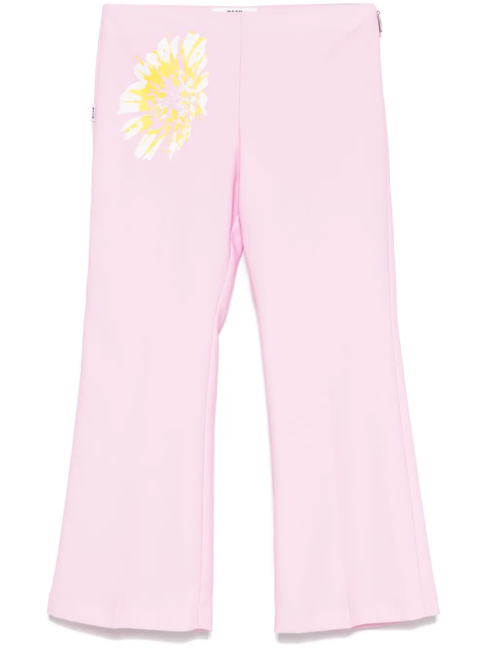 Msgm Crepe Trousers In Pink