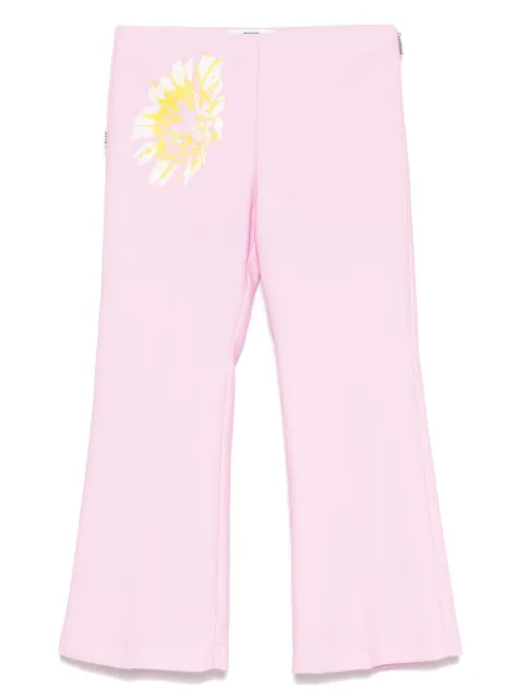 MSGM Kids pantalones de crepé
