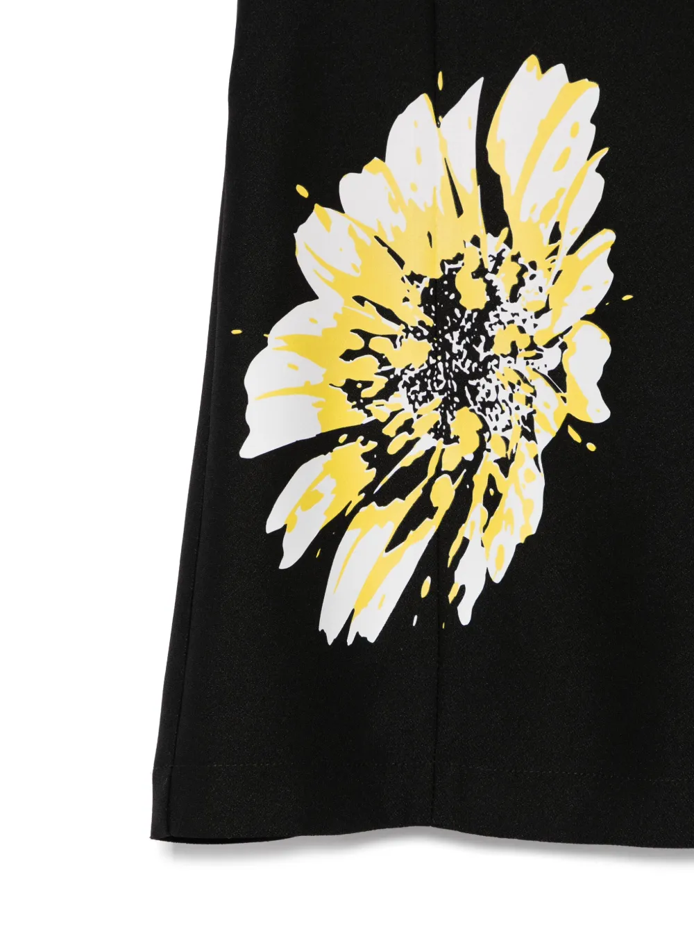 MSGM Kids Jurk met bloemenprint Zwart