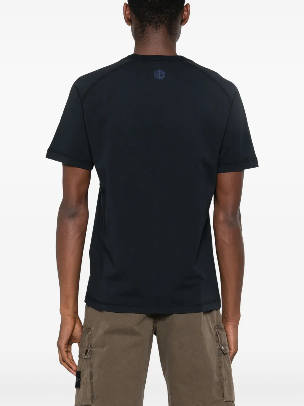 Stone Island Jersey T-shirt Blauw