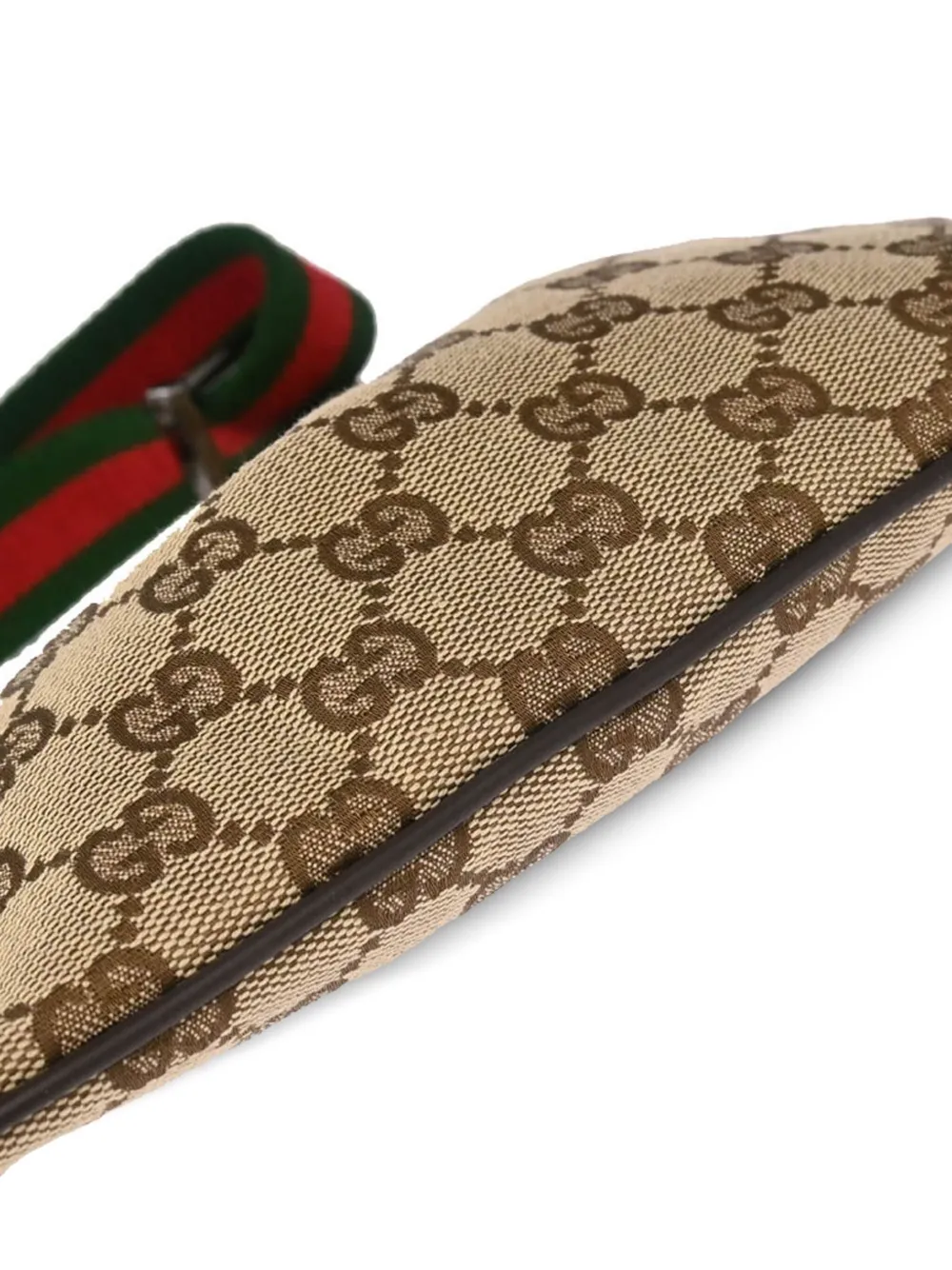 Pre-owned Gucci 1990-2000s Gg Canvas Shoulder Bag In Neutrals