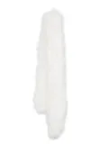 Yves Salomon feather scarf - White