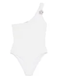 Anjuna appliqué-detail swimsuit - White