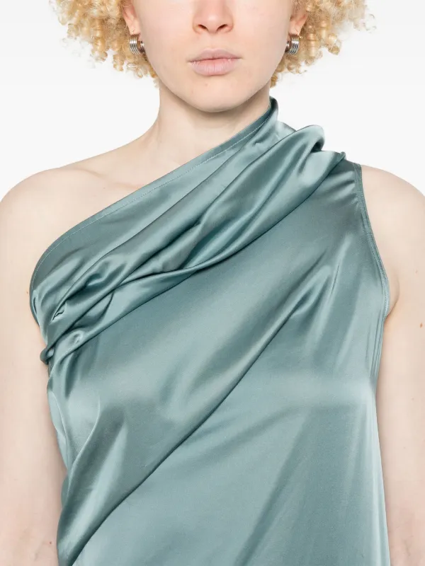 Rick Owens Athena Arrowhead Maxi Dress | Blue | FARFETCH