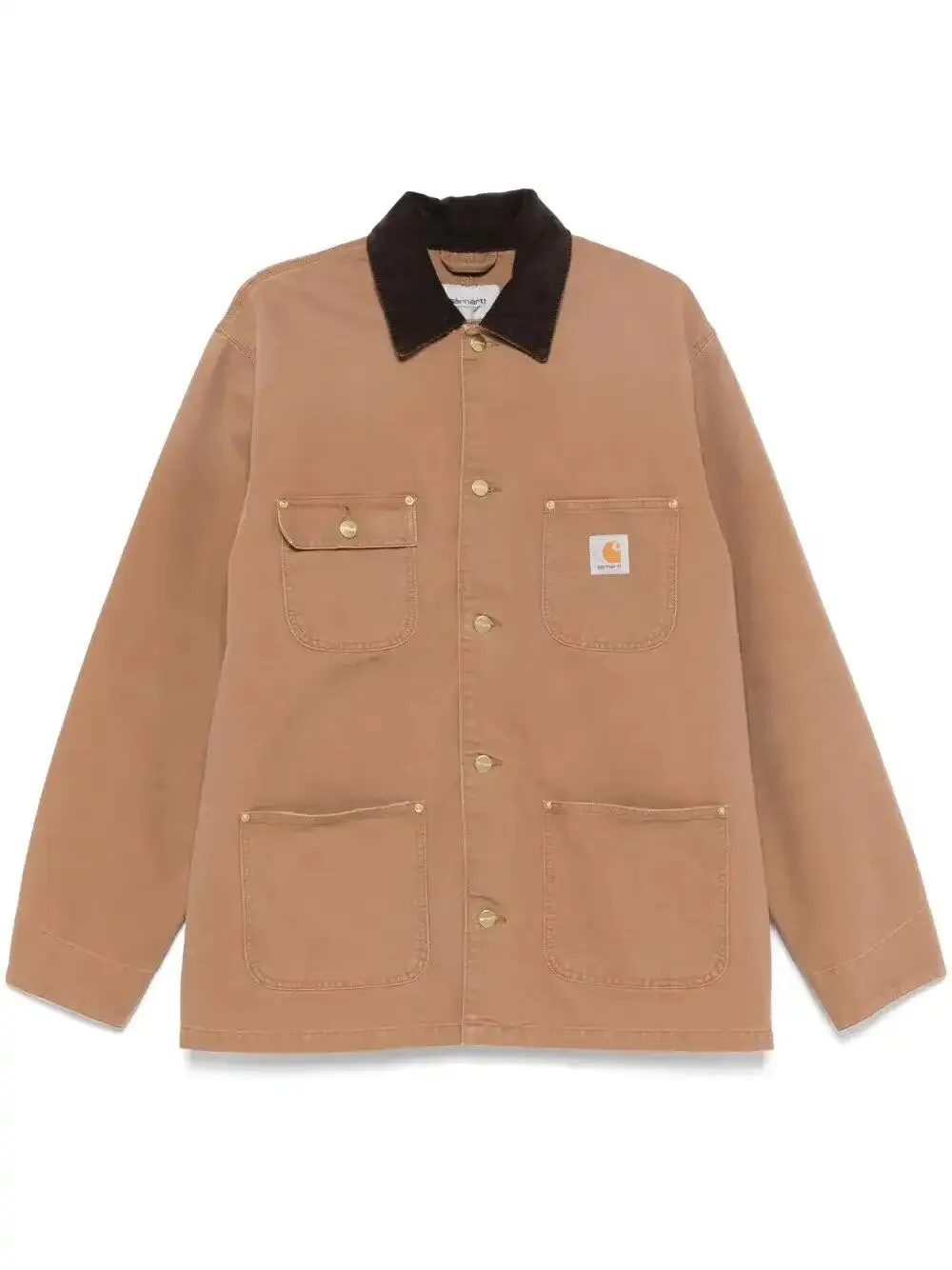 Shop Carhartt Og Chore Jacket In Brown