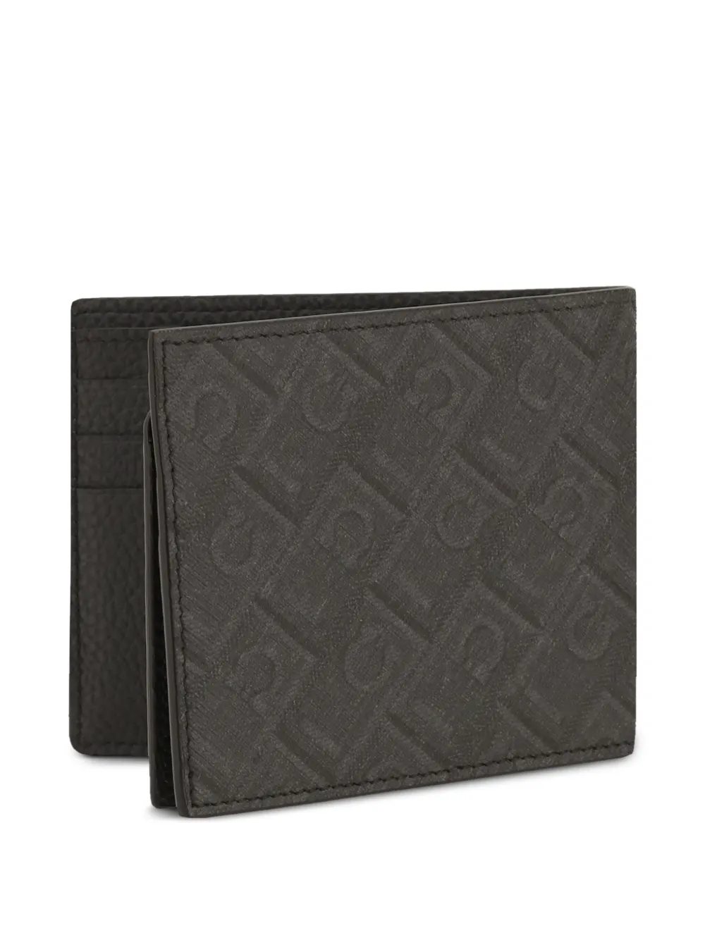 Ferragamo logo-print wallet - Grijs