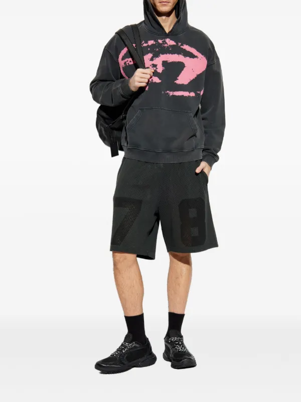 DIESEL ブラック＆ピンク S-Boxt-Hood-R10 フーディ Diesel S-Boxt-Hood-R10 Hoodie | FARFETCH
