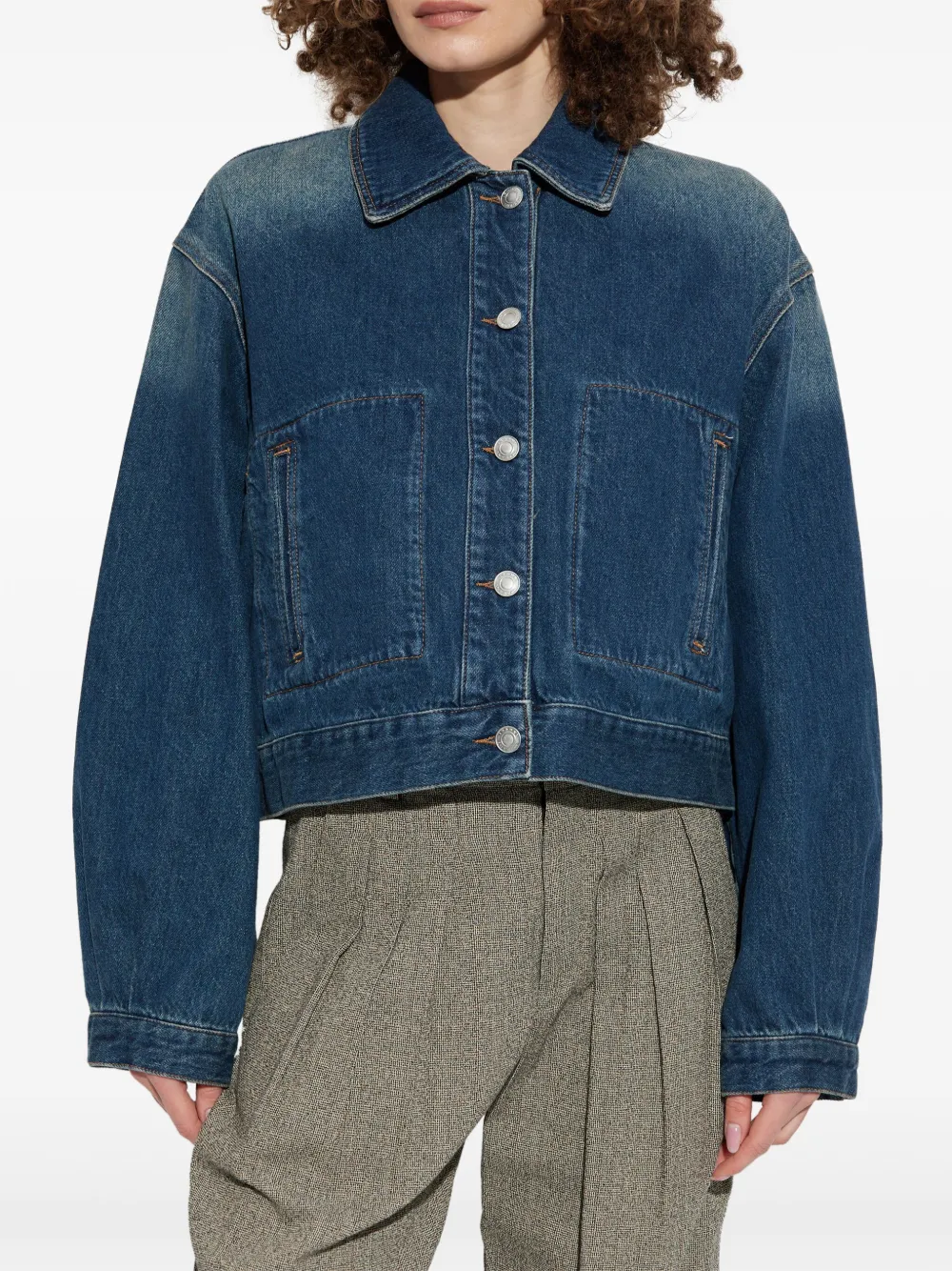 ISABEL MARANT Josephine denim jack - Blauw