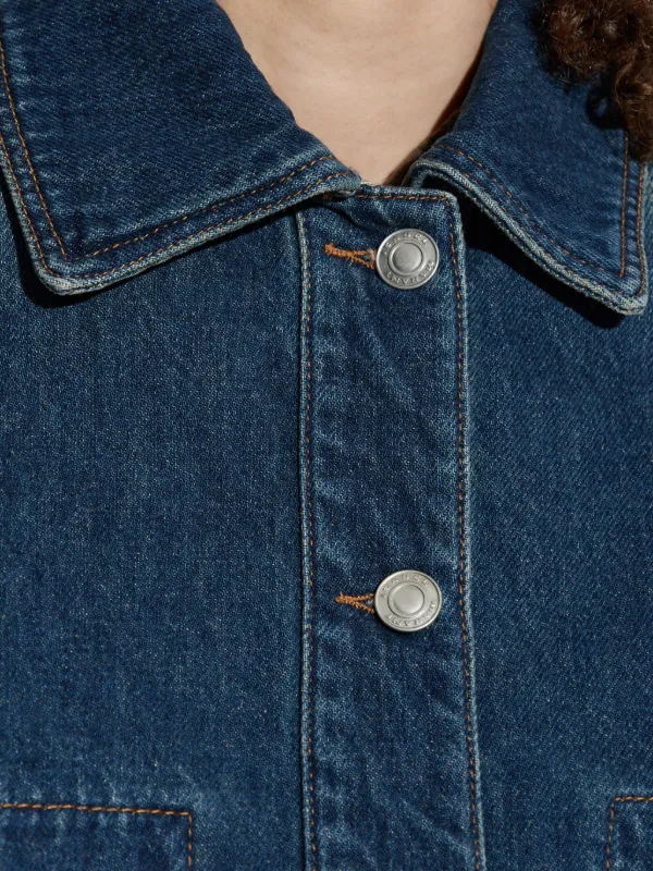 【関税込み】Isabel Marant ブルー Josephine デニムジャケット JOSEPHINE JACKET Woman blue | ISABEL MARANT Official online