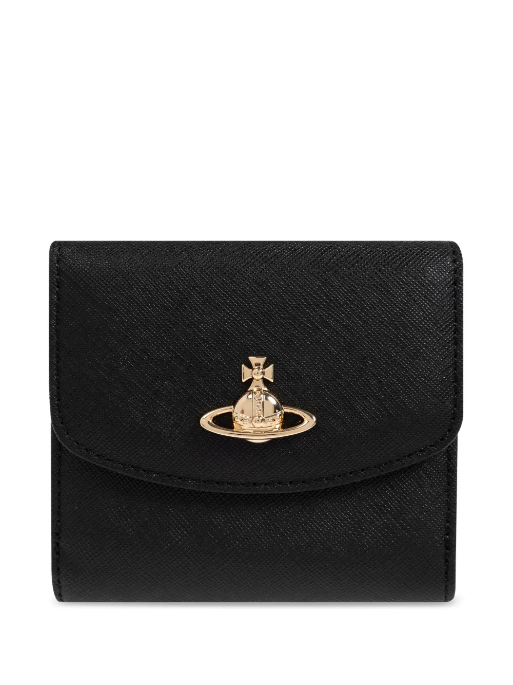Vivienne Westwood Saffiano leren portemonnee Zwart
