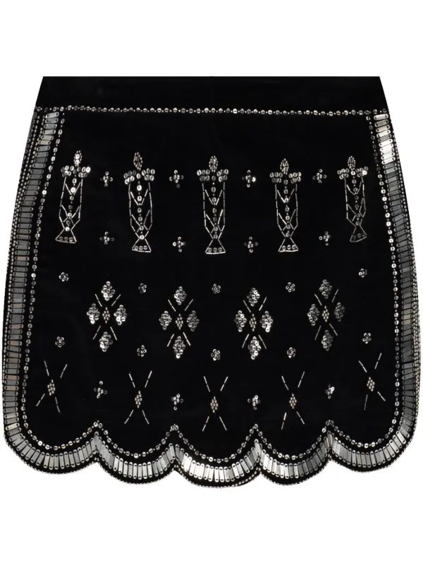 Isabel Marant Handore Mini Skirt in Black