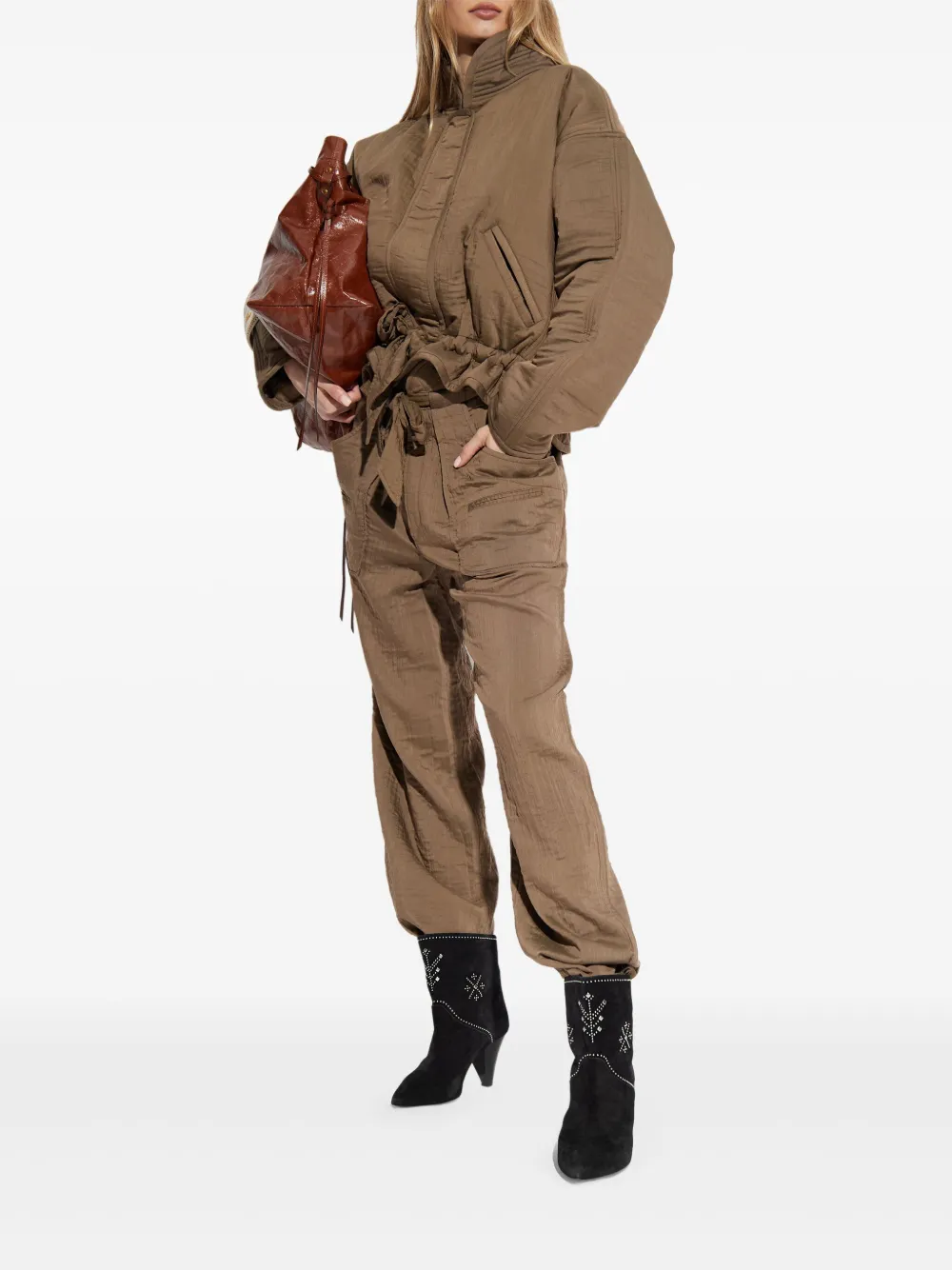 Isabel Marant Étoile Long-sleeved Casual Jacket In Neutrals