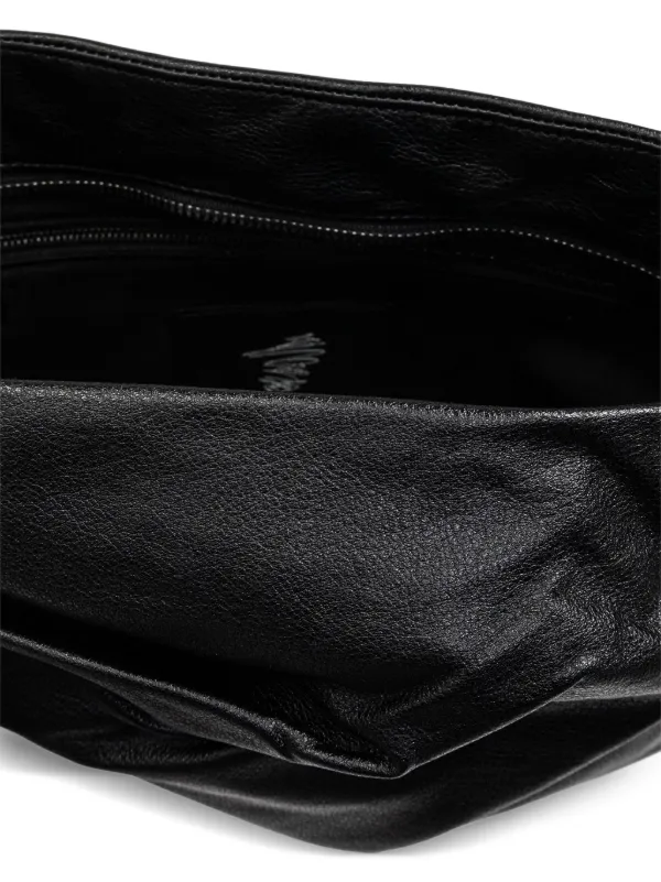 discord【Yohji Yamamoto】PVC shoulder discord Yohji Yamamoto PVC SHOULDER BAG / SHRINK COW LEATHER