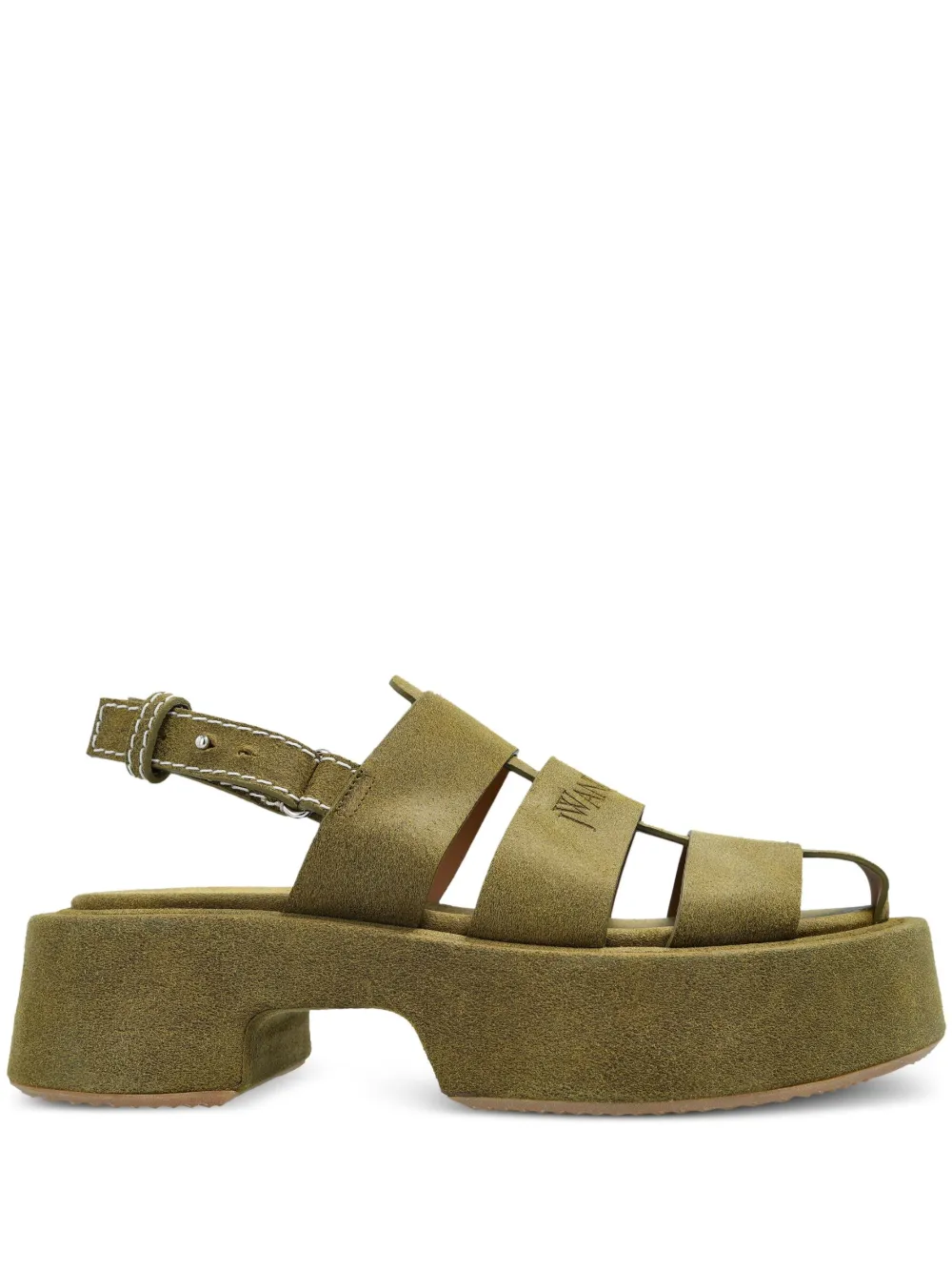 JW Anderson 50 mm sandalen met plateauzool Groen