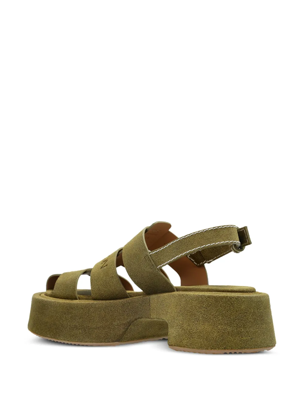 JW Anderson 50 mm sandalen met plateauzool Groen