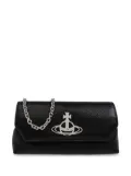 Vivienne Westwood Orb-plaque clutch bag - Black