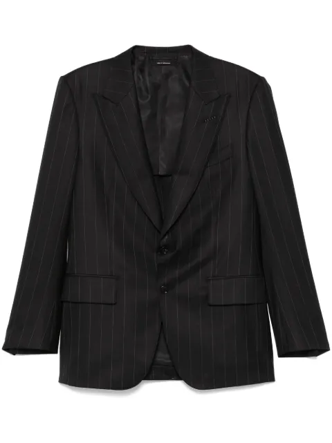 TOM FORD blazer con motivo de rayas
