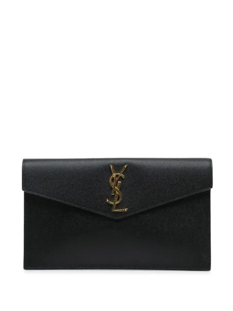 Saint Laurent Pre-Owned 2000-2024 Grain de Poudre Uptown Pouch clutch bag