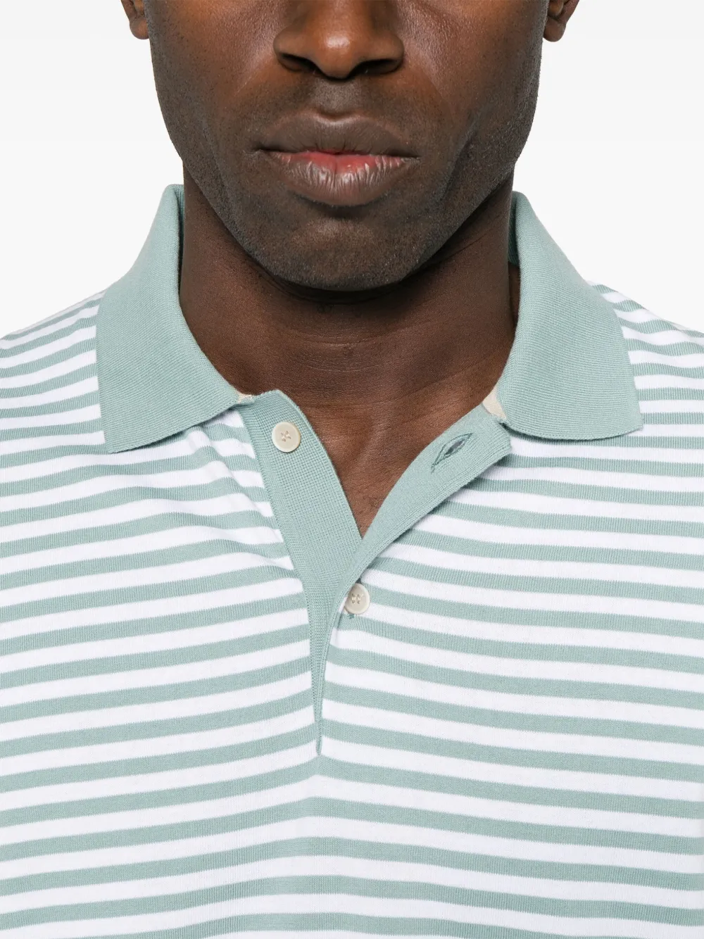 Paul & Shark Gestreept poloshirt Groen