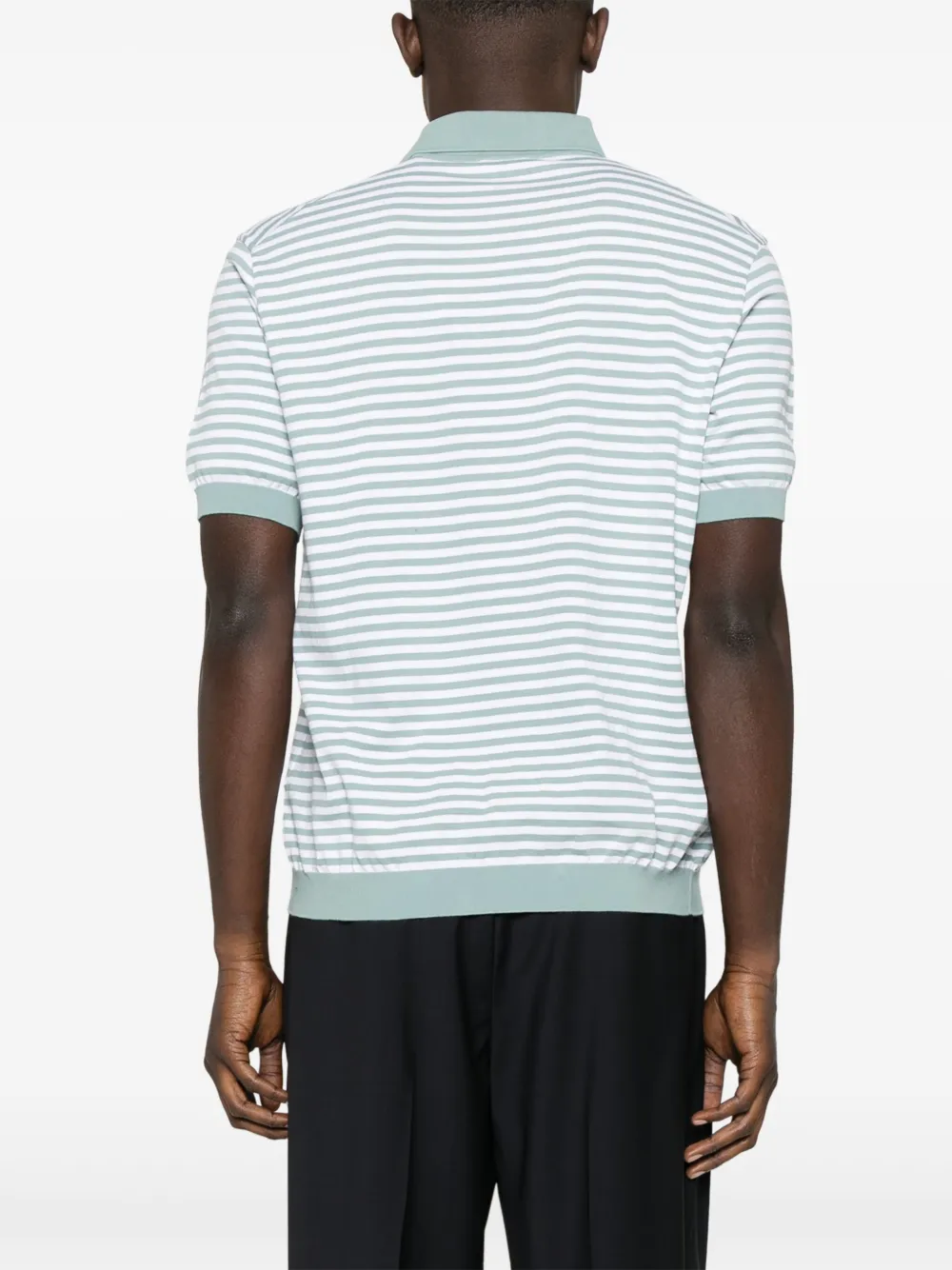 Paul & Shark Gestreept poloshirt Groen
