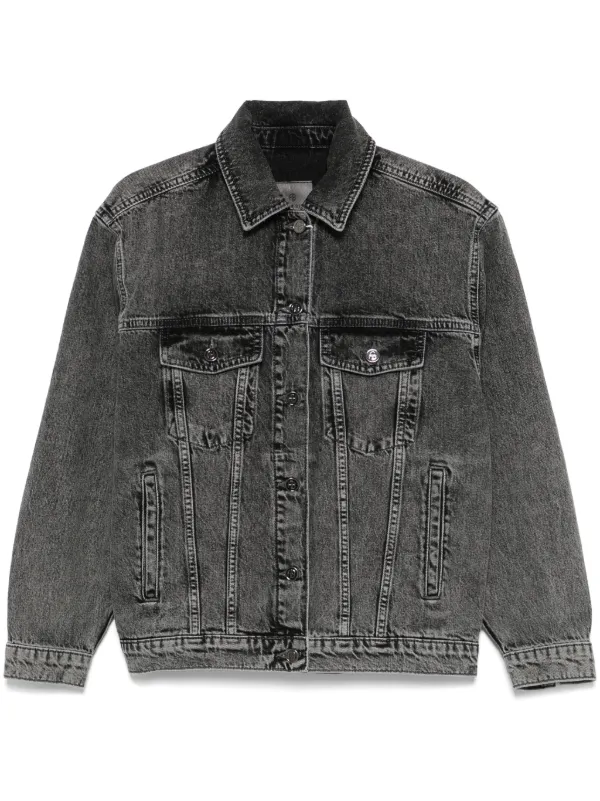 【関税込み】ANINE BING グレー Rory デニムジャケット Gray Rory Denim Jacket by ANINE BING on Sale