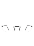 Blackfin round-frame glasses - White
