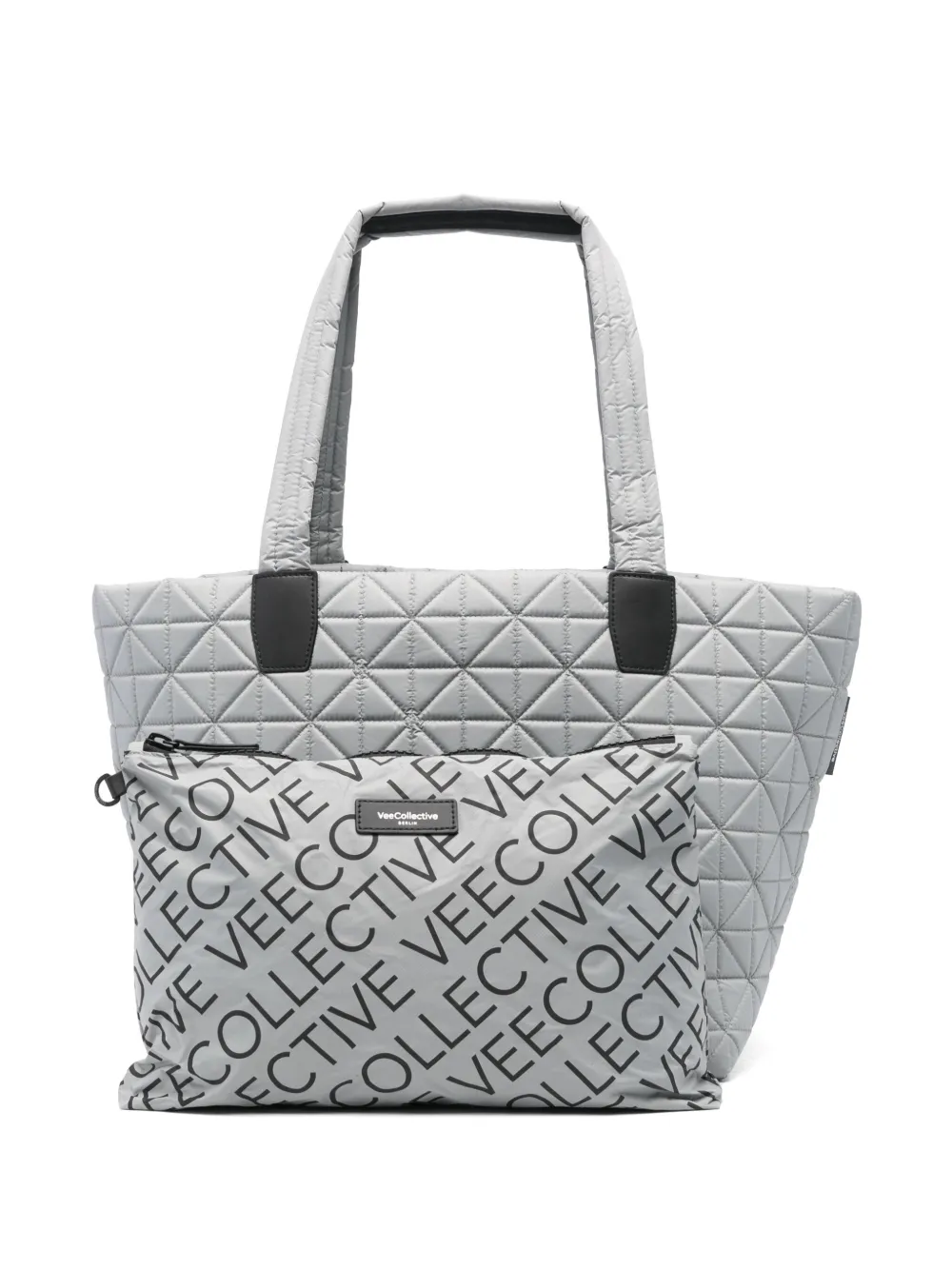 Shop Veecollective Medium Vee Tote Bag In Grey