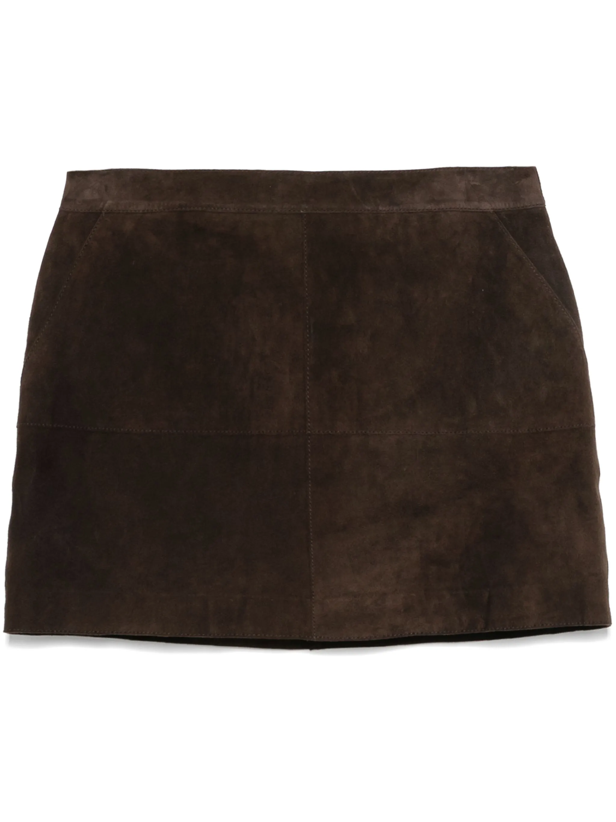 P.A.R.O.S.H. suede mini skirt