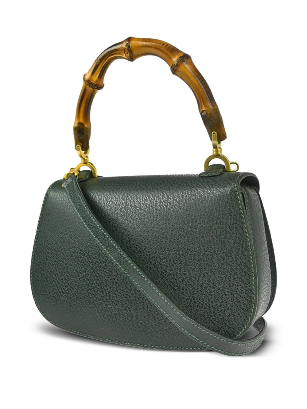 Gucci Pre-Owned 1990-2000s Bamboo tas - Groen