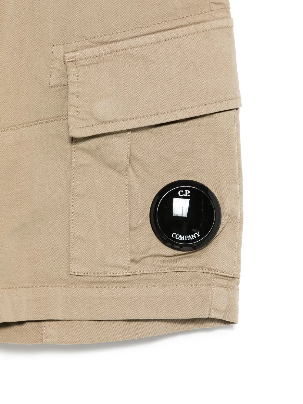 C.P. Company Kids Shorts met lensdetail Beige