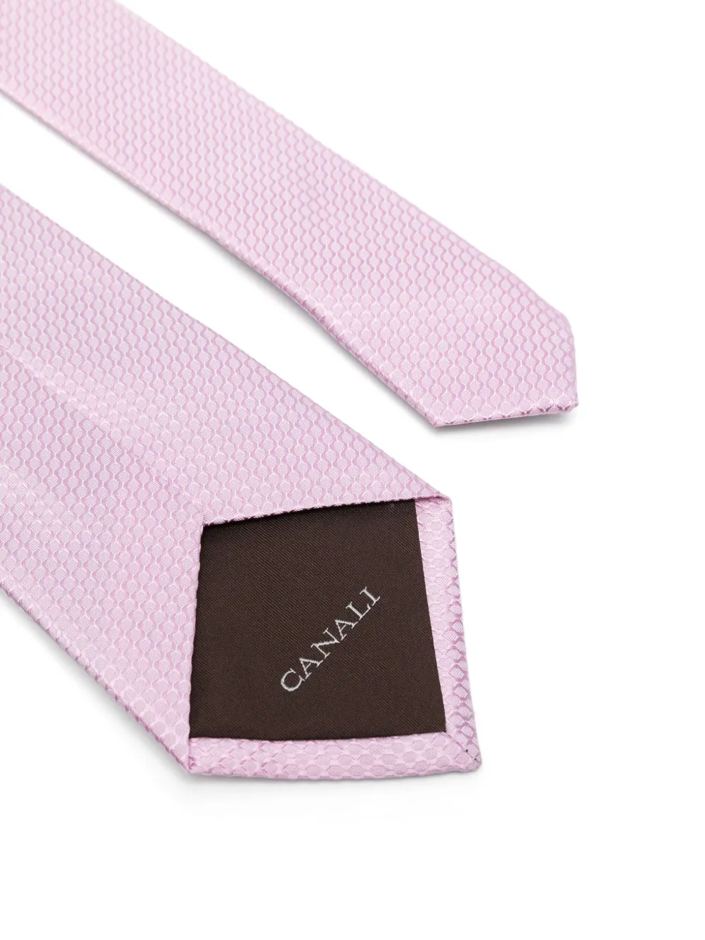 Canali silk tie - Roze