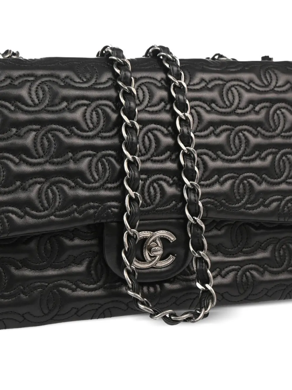 Chanel Pre-owned 2014 Cc-quilted Shoulder Bag in Black, view 3