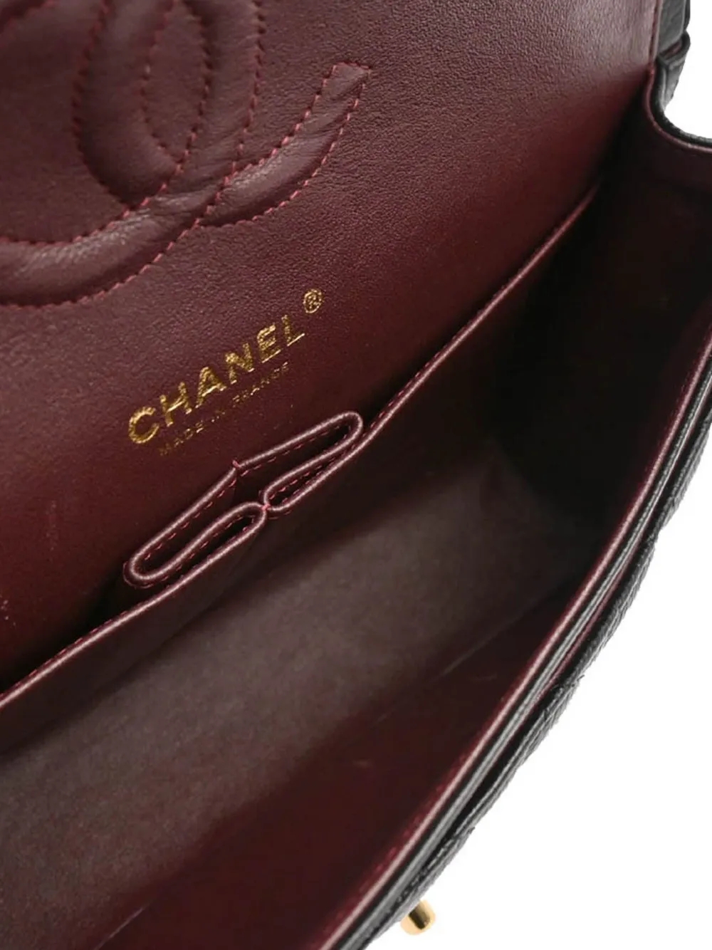 Pre-owned Chanel 2015 Medium Double Flap Shoulder Bag In 黑色