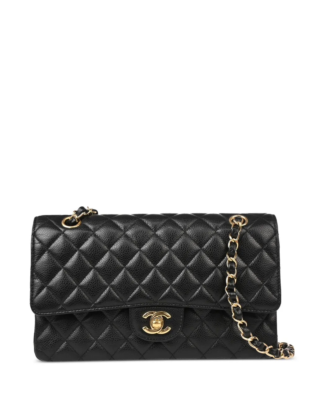 CHANEL Pre-Owned sac porté épaule Double Flap médium (2015) | noir | Image 1