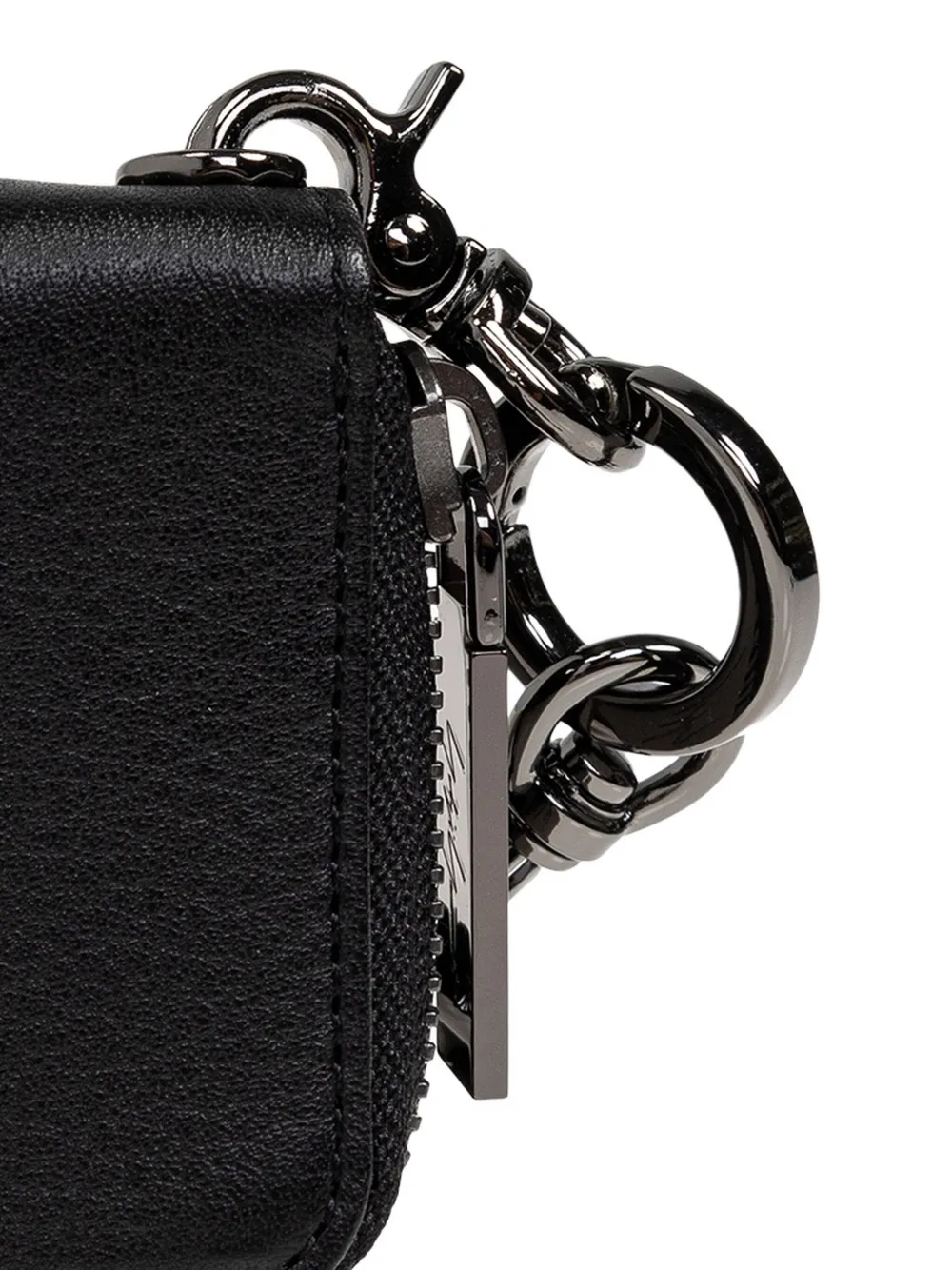 Discord Yohji Yamamoto leather keyring - Zwart