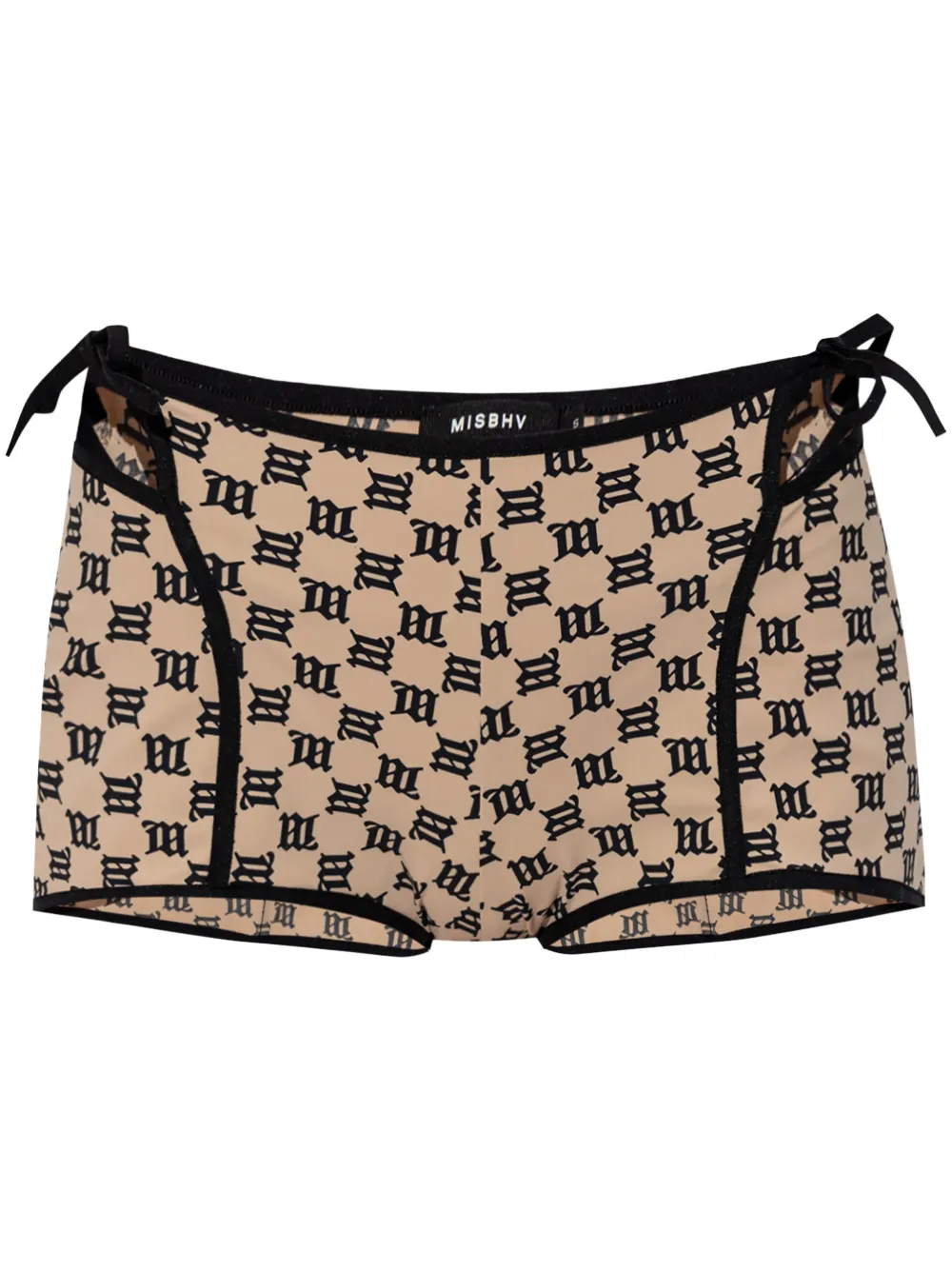 MISBHV monogram-print shorts Beige