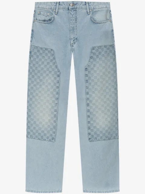 MISBHV monogram-pattern jeans