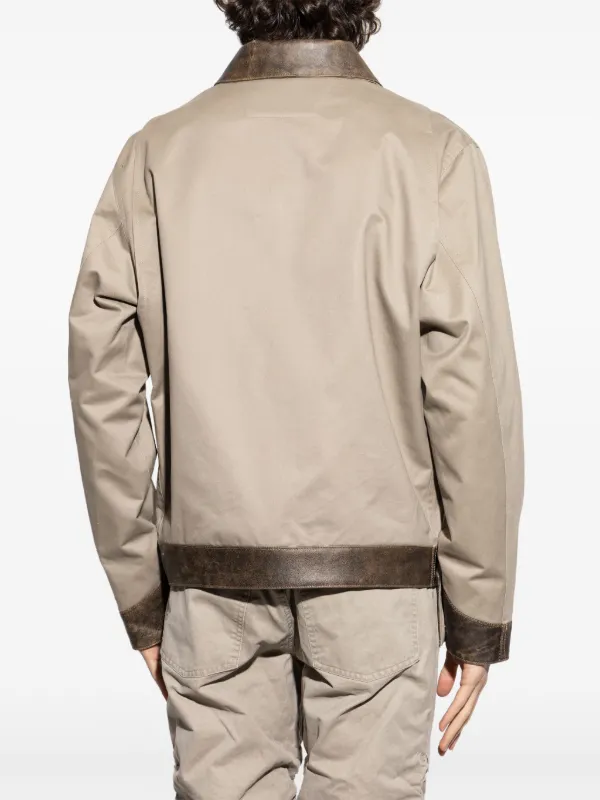 【関税込み】MISBHV ベージュ Sunburn ワークジャケット MISBHV Sunburn Work Jacket | Neutrals | FARFETCH